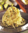 Spagetti olajjal és fokhagymával